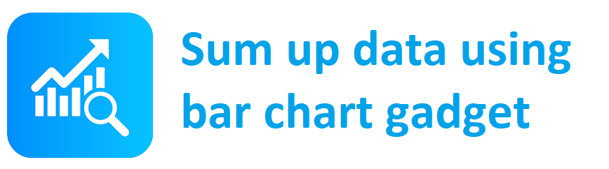 Bar chart gadget configuration