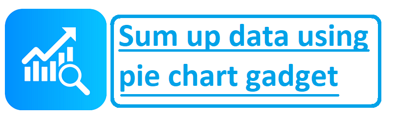 Pie chart gadget configuration